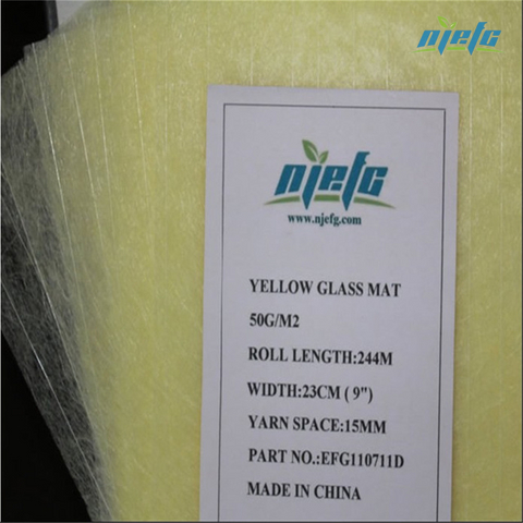 Tejido Fibra de Vidrio Amarillo 50gr