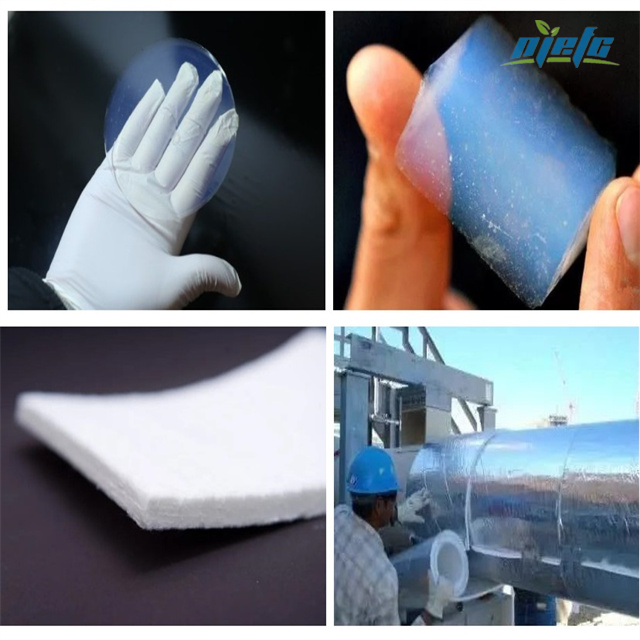 Manta aislante de aerogel